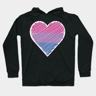 Bisexual - Lgbt Pride Heart Hoodie